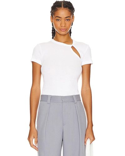 Helmut Lang Base Rib Tee - White