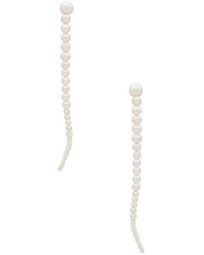 Loren Stewart Genesis Pearl Earrings - White