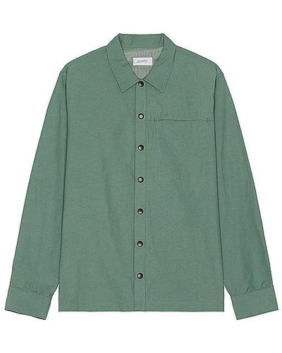 Saturdays NYC Ryan Utility Long Sleeve Shirt - Green