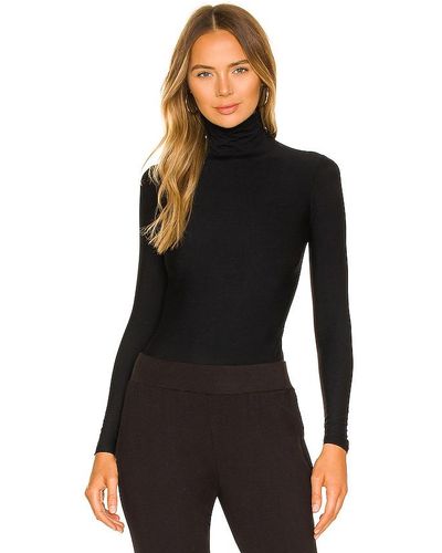 Commando Butter Turtleneck Bodysuit Black