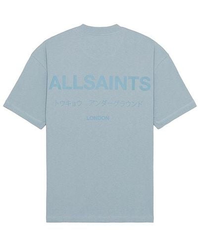 AllSaints Camiseta - Azul