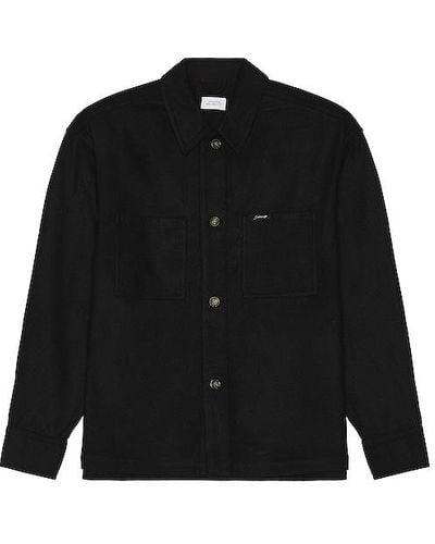 Saturdays NYC Driessen Wool Overshirt - Black