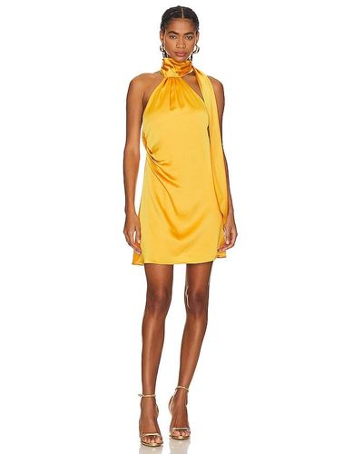 Jonathan Simkhai Jade Mini Dress - Yellow