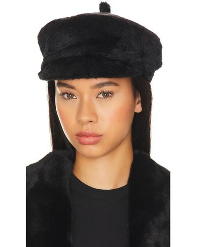 Ruslan Baginskiy Faux Fur Cap - ブラック