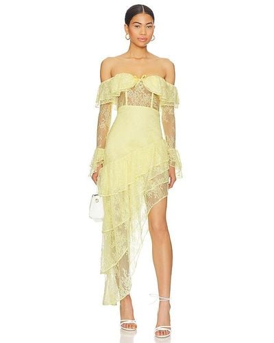 MAJORELLE Maddalena Gown - Yellow
