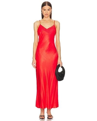 Bardot Avoco Midi Dress - Red