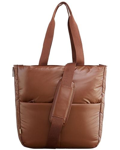 BEIS The Expandable Puffy Tote - Brown