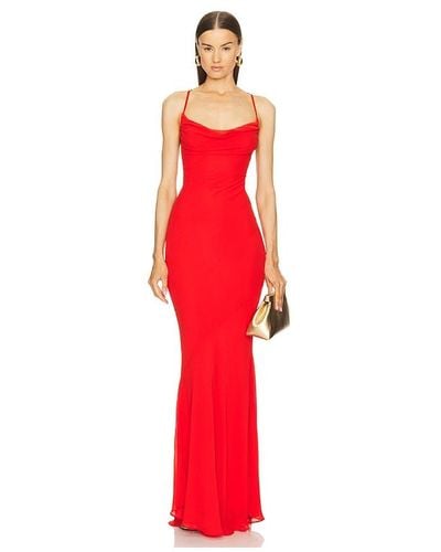 Michael Costello X Revolve Chloe Gown - Red