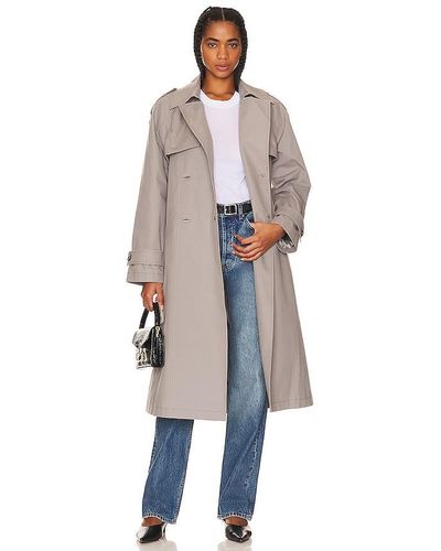 Grey Raincoats and trench coats for Women | Lyst Australia