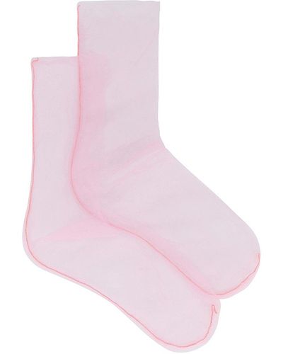 Free People The Moment Sheer Socks - ピンク