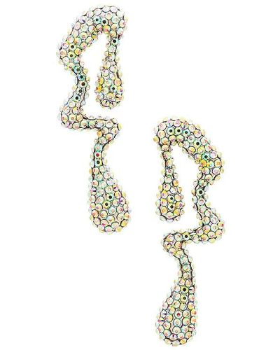 8 Other Reasons Jewelled Drip Earrings - Blue