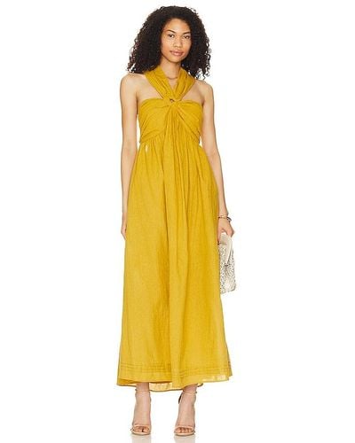 Cleobella Aurelia Maxi Dress - Yellow