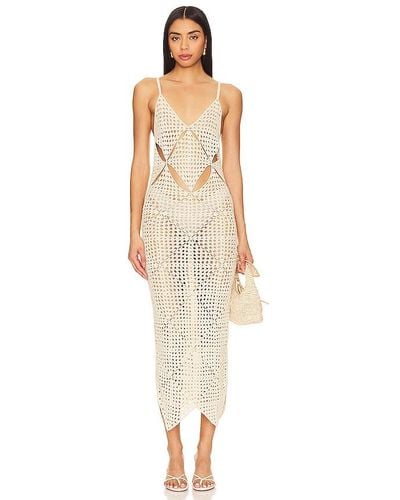 LPA Odella Crochet Dress - White