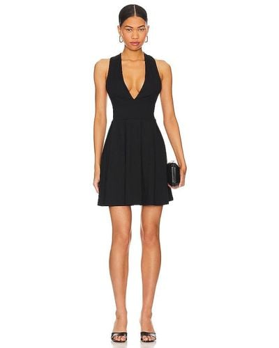 Susana Monaco Pleated Mini Dress - Black
