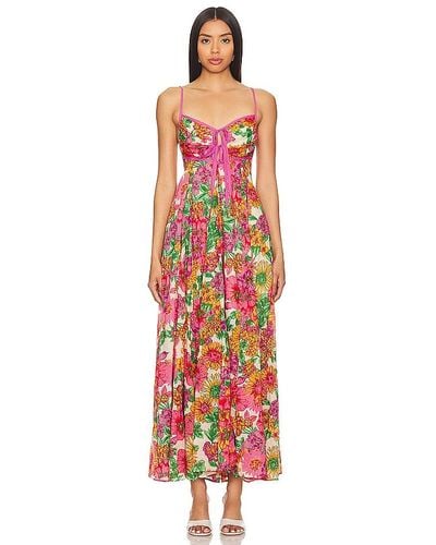 Free People Dream Weaver Maxi - Rouge