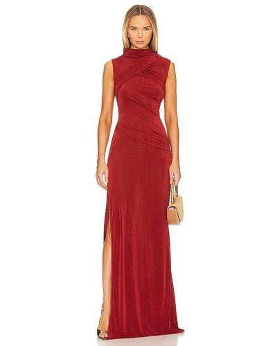 Anna October ROBE MAXI AGYNESS - Rouge