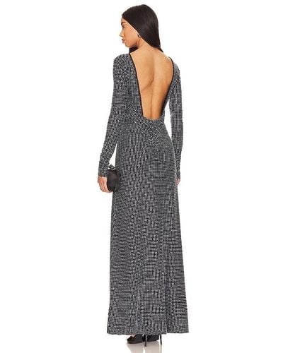WeWoreWhat Backless Gown - Black