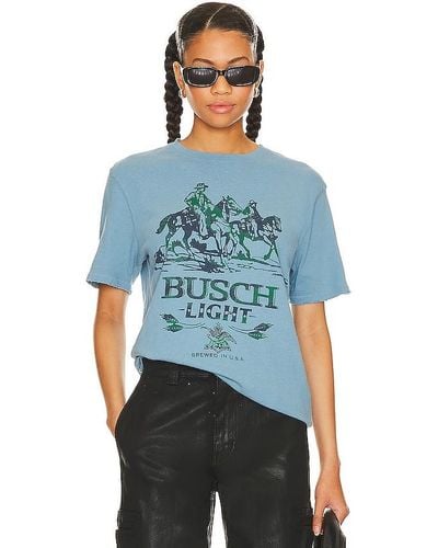 Junk Food Camiseta busch light - Azul