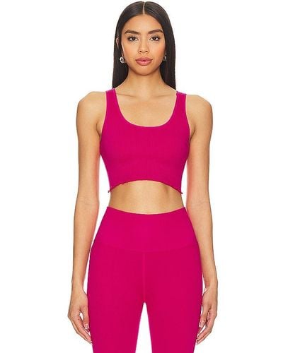 Spiritual Gangster Amor Crop Tank - Pink