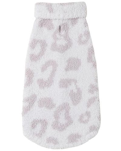 Barefoot Dreams Cozychic Barefoot In The Wild Pet Jumper - White