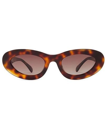 Anine Bing Roma Sunglasses - Brown
