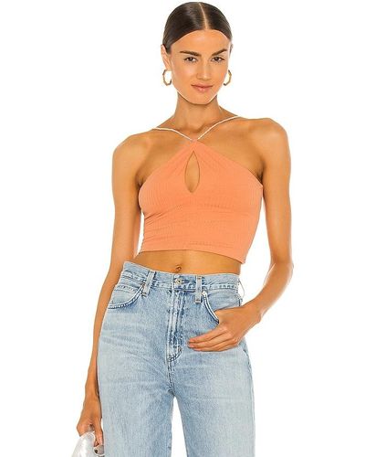 Lovers + Friends Maegan Top - Orange