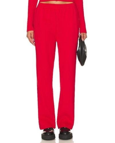 ATOIR Pantalones deportivos con pernera recta - Rojo