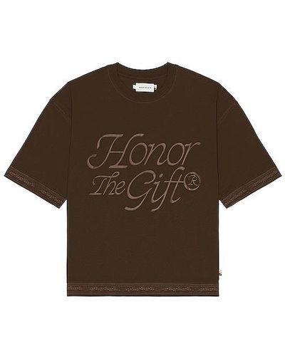 Honor The Gift Camiseta - Marrón