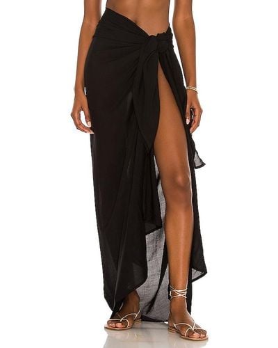 Indah Sarong Skirt - Noir