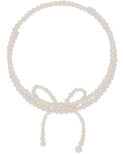 Joolz by Martha Calvo COLLIER DOUBLE COQUETTE - Blanc