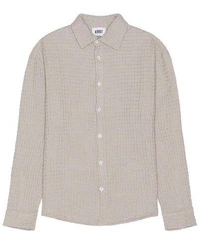 KROST Linas Oversized Button Up Shirt - White
