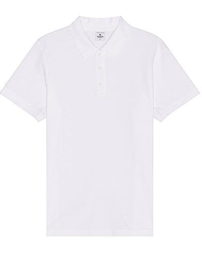 Reigning Champ Lightweight jersey polo - Blanco