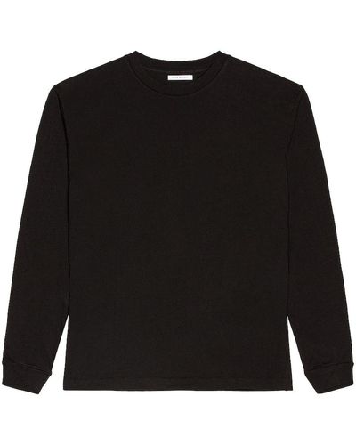 John Elliott Long Sleeve University Tee - ブラック