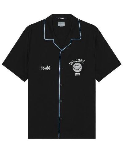 Ksubi Zine Resort Shirt - Black