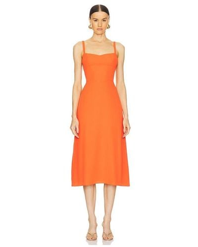 Amanda Uprichard Everglade Dress - Orange