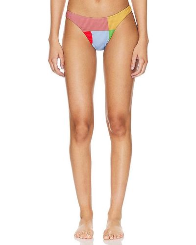 Vitamin A California High Leg Bikini Bottom - Multicolor