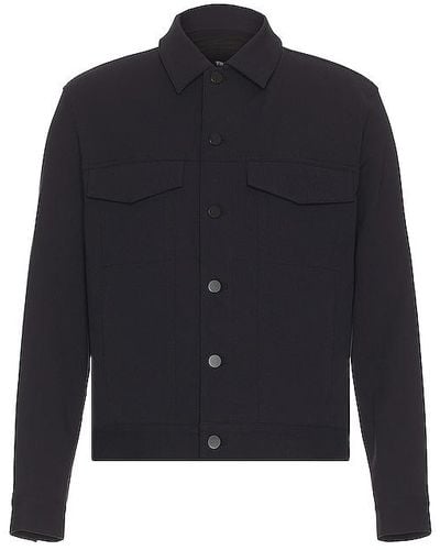 Theory River Neoteric Twill Jacket - Blue