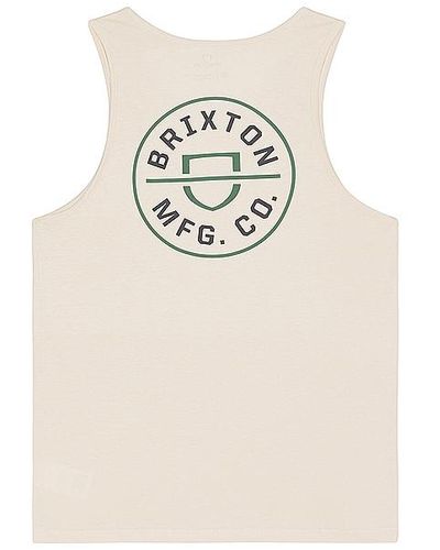 Brixton Crest Tank Top - Blanc