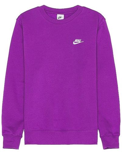 Nike Nsw Club Crew - Purple