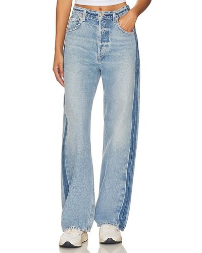Citizens of Humanity BAGGY-JEANS IN CROPPED-LÄNGE AYLA - Blau