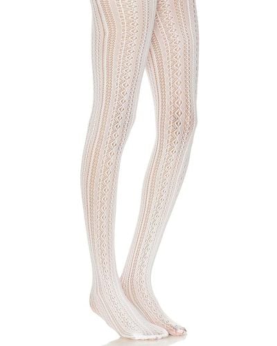 petit moments Knit Tights - White