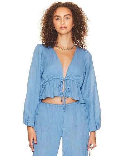 Faithfull The Brand Jacques Top - Blue