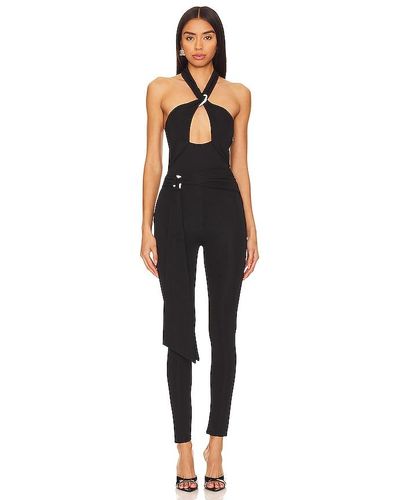 Camila Coelho Delta jumpsuit - Negro