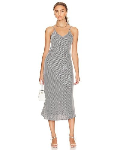 Rolla's Capri Stripe Margaux Slip Dress - White