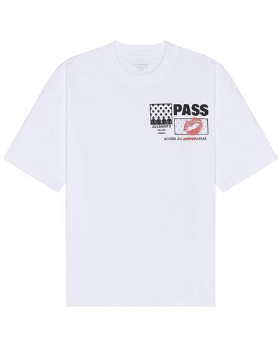 AllSaints Pass Tシャツ - ホワイト