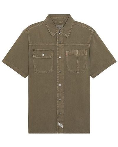 Levi's Otter Auburn Worker Shirt - Green