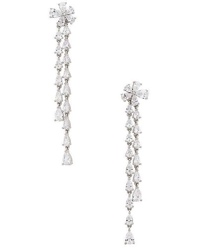 Shashi BOUCLES D'OREILLES ALLIE - Blanc