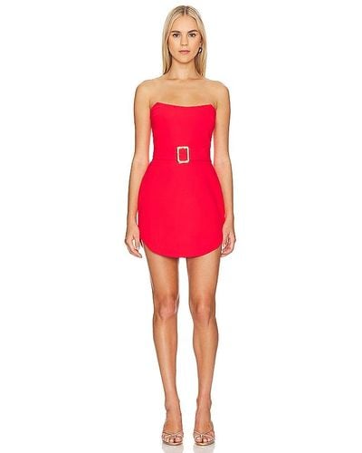 Amanda Uprichard X Revolve Joss Mini Dress - Red
