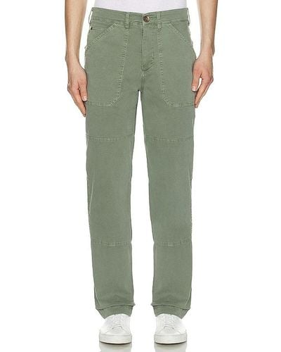 Marine Layer Breyer Relaxed Utility Pant - Green