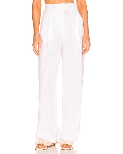AEXAE Linen Trousers - ホワイト